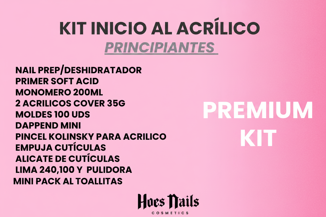 KIT PRINCIPIANTES - INICIO AL ACRÍLICO PREMIUM