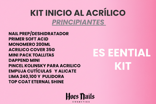 KIT PRINCIPIANTES- INCIO AL ACRÍLICO ESSENTIAL