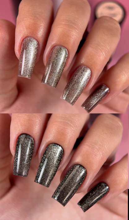 "Cat eye Expresso glow " ESMALTE | GEL POLISH