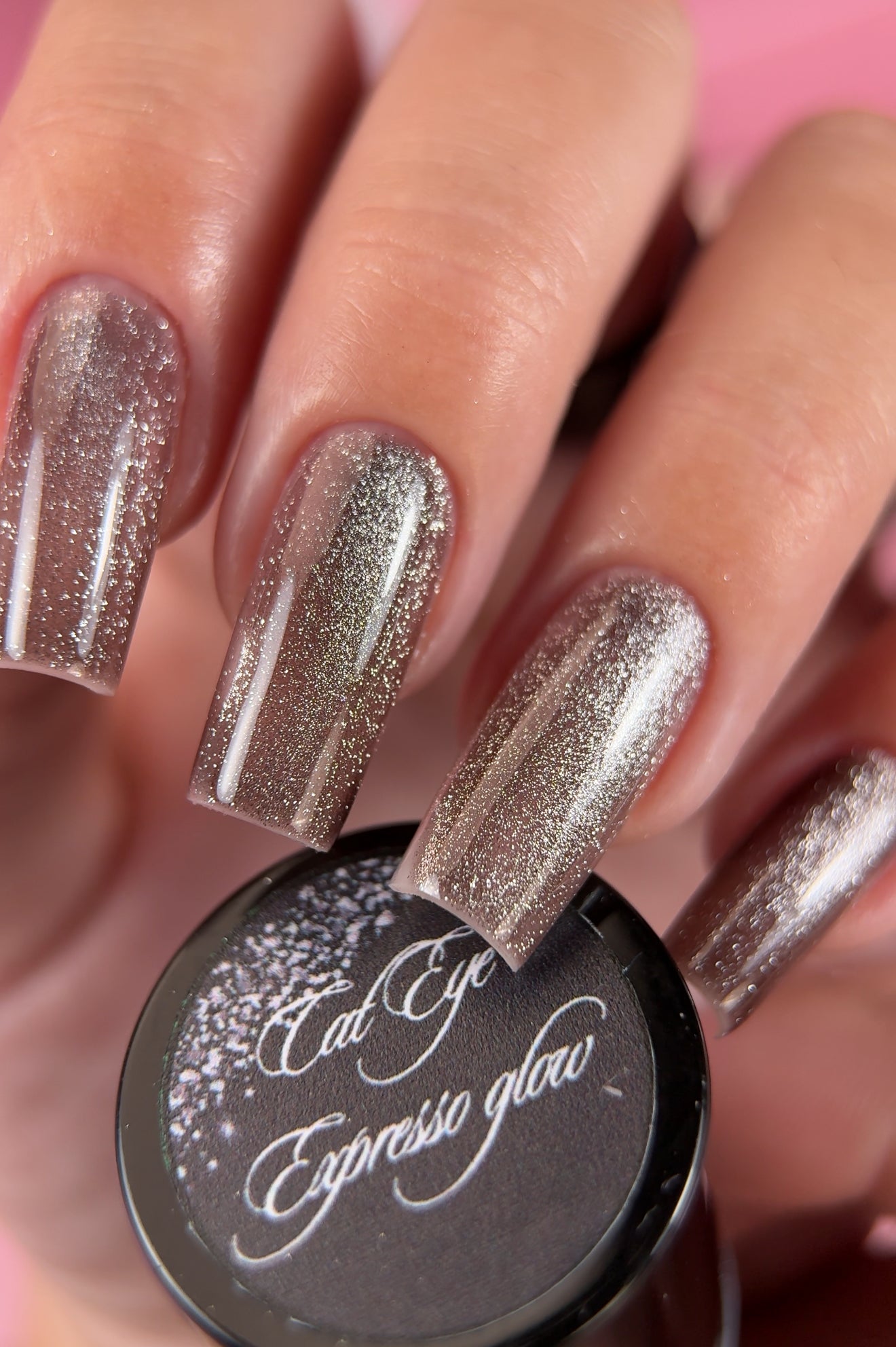 "Cat eye Expresso glow " ESMALTE | GEL POLISH