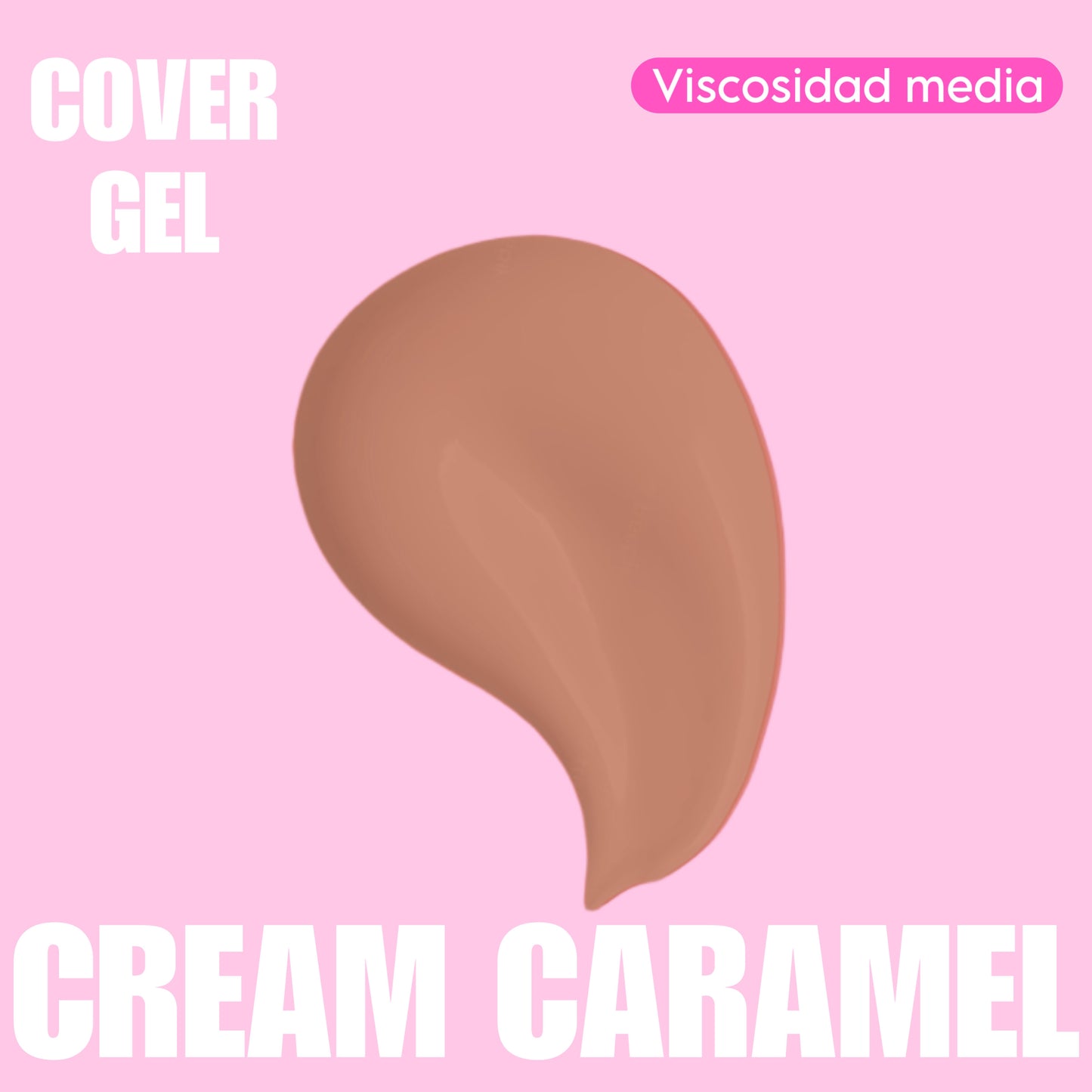 Gel Cover CREAM CARAMEL LIQUIDACIÓN