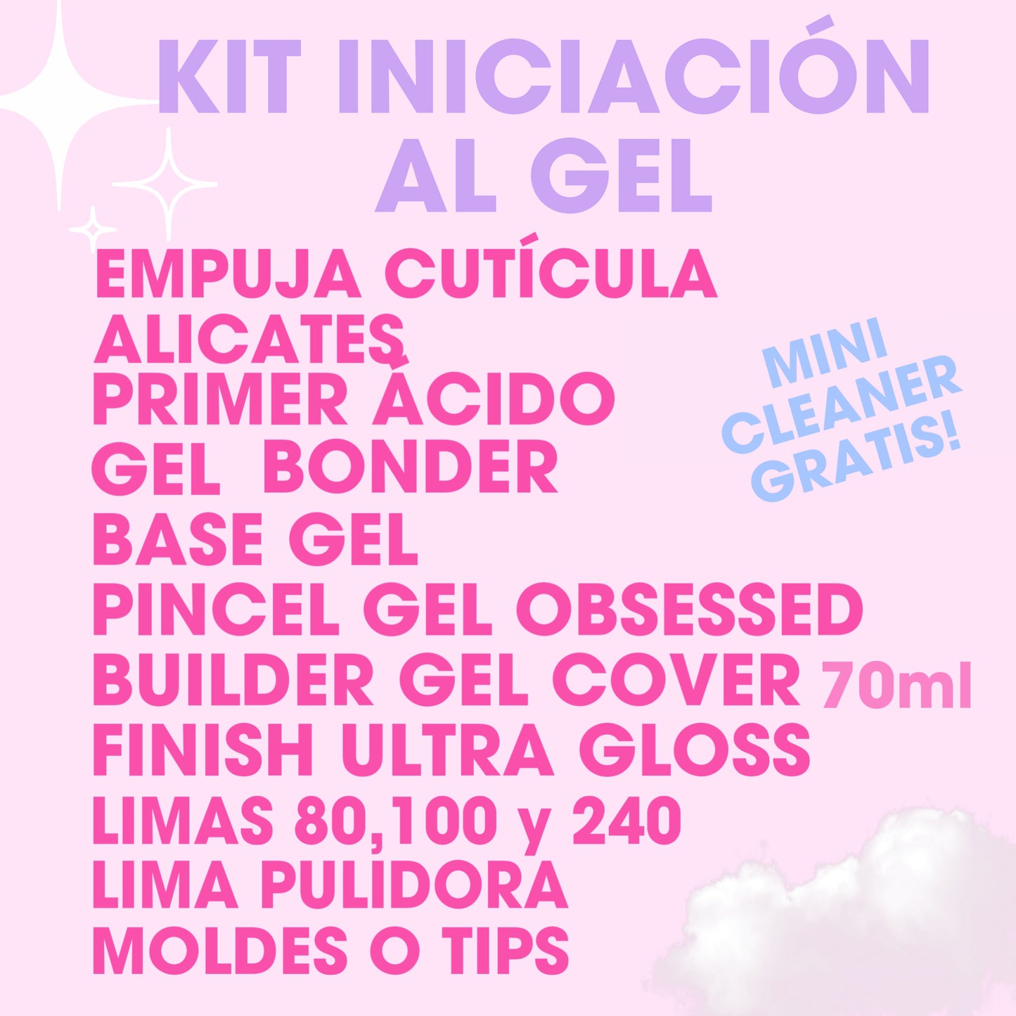 Kit iniciación GEL