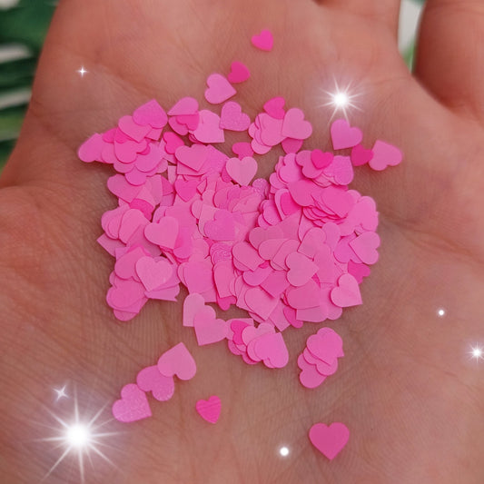 Corazones NEÓN PINK