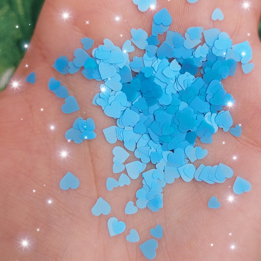 Corazones NEÓN BLUE💙