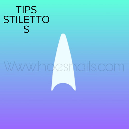 TIPS TRANSPARENTES STILETTO