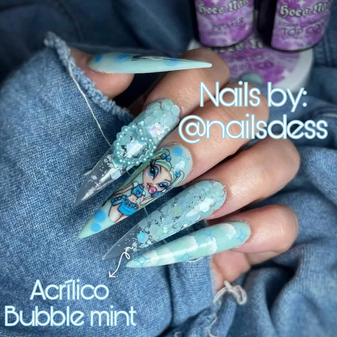 Acrílico Bubble mint20g